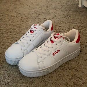 fila shoes, worn one or twice, in good condition.